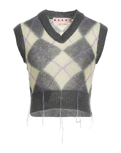MARNI Jumper Grey 67% Mohair wool, 28% Polyamide, 5% Wool