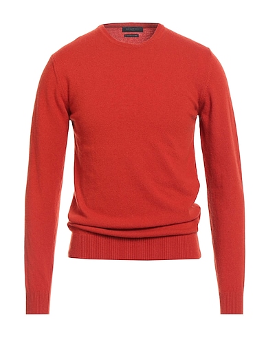 DANIELE FIESOLI Jumper Rust 90% Merino Wool, 10% Cashmere