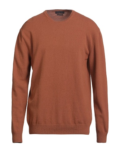 DANIELE FIESOLI Jumper Camel 90% Merino Wool, 10% Cashmere