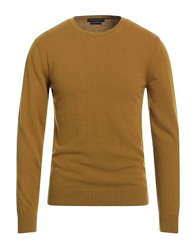 DANIELE FIESOLI Jumper Military green 90% Merino Wool, 10% Cashmere
