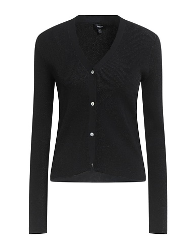 THEORY Cardigan Black 45% Viscose, 24% Polyester, 19% Nylon, 9% Metallic fiber, 3% Elastane
