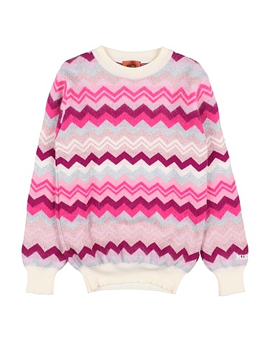 MISSONI KIDS Jumper Magenta 43% Wool, 24% Viscose, 16% Polyamide, 13% Mohair wool, 4% Metallic fiber