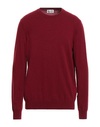 JOHNNY LAMBS Maglia in Cachemire Bordeaux 100% Cachemire