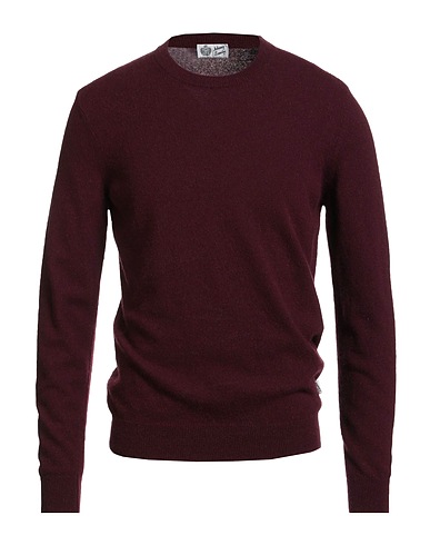 JOHNNY LAMBS Maglia in Cachemire Prugna 100% Cachemire