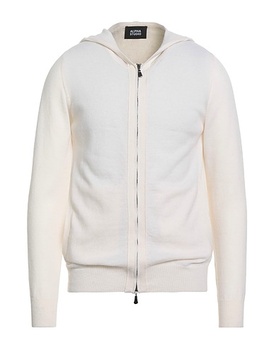 ALPHA STUDIO Cardigan Ivory 100% Wool
