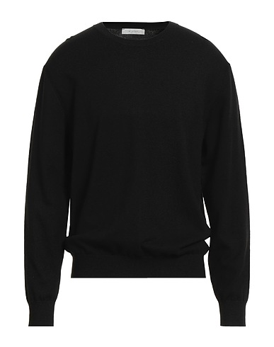 DIKTAT Pullover Nero 40% Viscosa, 30% Poliammide, 25% Acrilico, 5% Cachemire