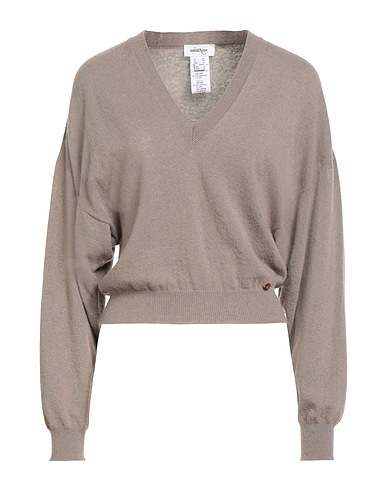 OTTOD'AME Sweater Taupe 40% Merino Wool, 30% Viscose, 20% Polyamide, 10% Cashmere