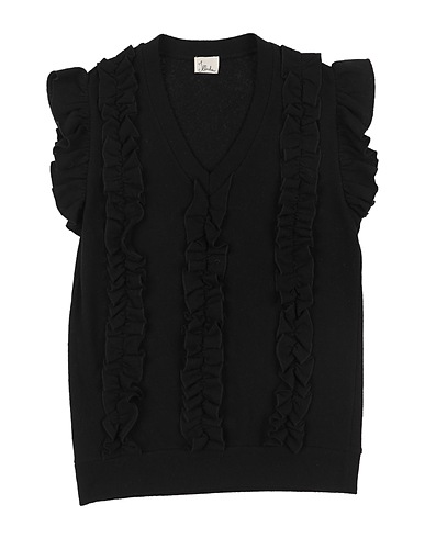 ILLUDIA Sweater Black 67% Cotton, 30% Polyamide, 3% Elastane