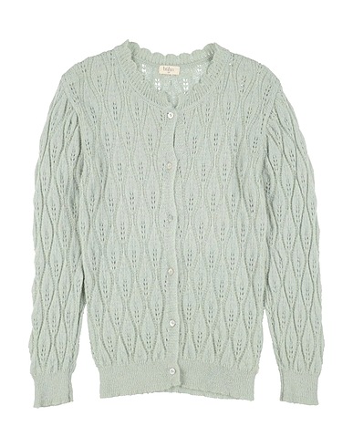 BÚHO. Strickjacke Säuregrün 40% Acryl, 40% Polyamid, 20% Alpakawolle