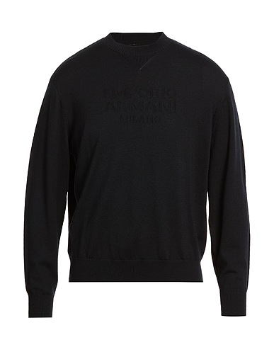 EMPORIO ARMANI Pullover Nachtblau 100% Schurwolle