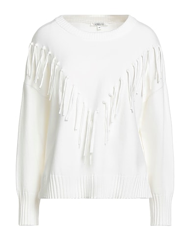 ANIS WHITE Jumper White 50% Viscose, 28% Polyester, 22% Polyamide