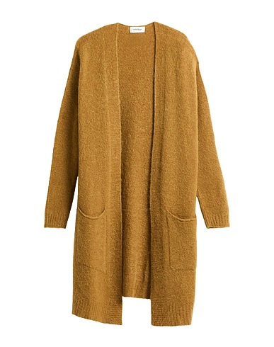 OTTOD'AME Cardigan Khaki 42% Polyamide, 26% Acrylic, 14% Wool, 14% Alpaca wool, 4% Elastane
