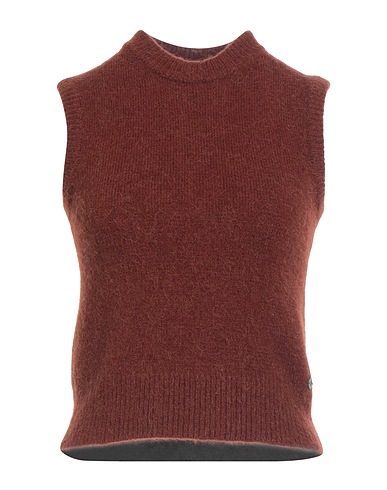 OTTOD'AME Jumper Chocolate brown 42% Polyamide, 26% Acrylic, 14% Wool, 14% Alpaca wool, 4% Elastane