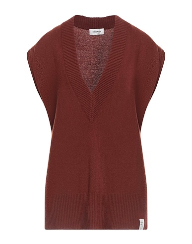 OTTOD'AME Maglia Gilet Cioccolato 100% Cachemire