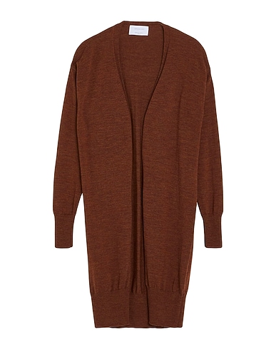 DANIELE FIESOLI Cardigan COLLEZIONE N_01 Brown 100% Merino Wool