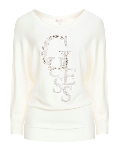 GUESS Pullover Off white 82% Viscosa, 16% Poliammide, 2% Elastan