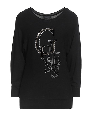 GUESS Pullover Nero 82% Viscosa, 16% Poliammide, 2% Elastan