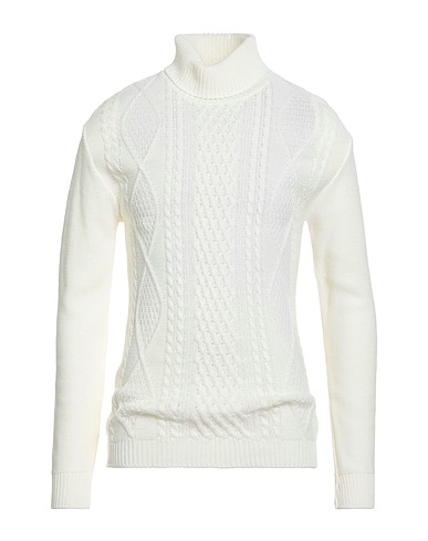 IMPERIAL Polo neck Cream 70% Acrylic, 30% Wool