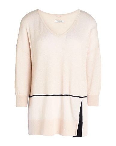 MAX & MOI Jumper Beige 60% Tencel™, 24% Polyester, 10% Cashmere, 6% Polyamide