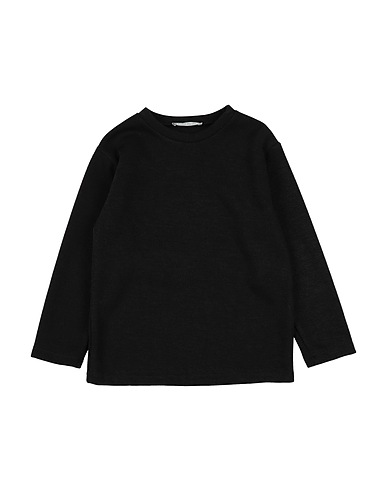 PAOLO PECORA Jumper Black 80% Polyester, 15% Viscose, 5% Elastane