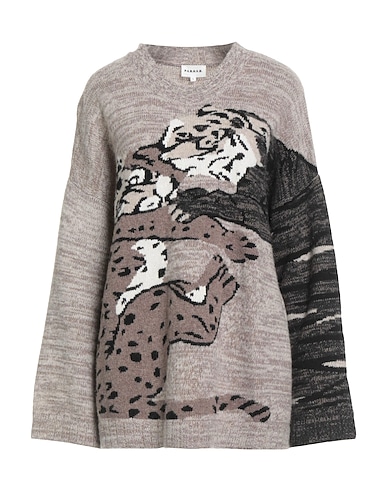 P.A.R.O.S.H. Jumper Taupe 77% Wool, 12% Cashmere, 7% Polyamide, 4% Other Fibres