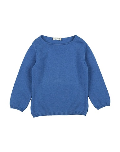 PAIO CRIPPA Pullover Azzurro 50% Lana Merino, 20% Viscosa, 15% Cachemire, 15% Poliammide
