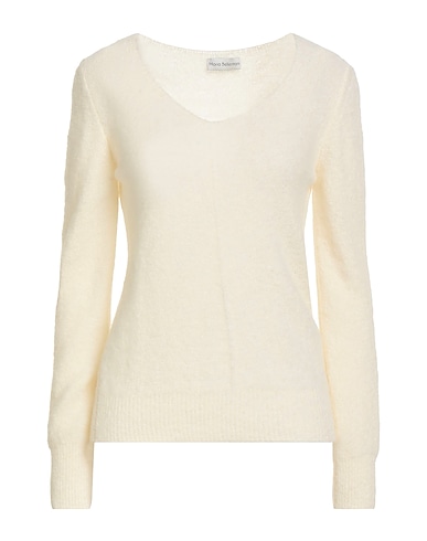 MARIA BELLENTANI Pullover Avorio 54% Lana, 28% Poliammide, 18% Acrilico