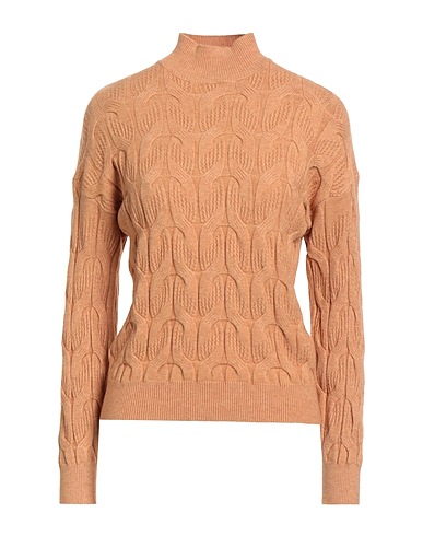 HAVEONE Polo neck Sand 50% Viscose, 28% Polyester, 22% Polyamide
