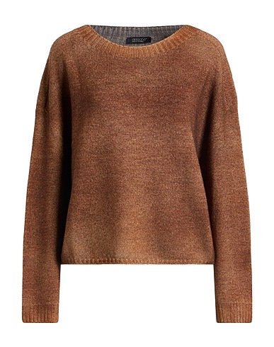 ARAGONA Jumper Brown 100% Merino Wool