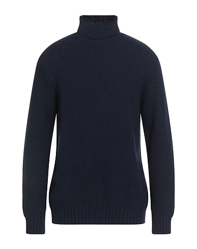 STILOSOPHY Turtleneck Midnight blue 75% Acrylic, 10% Wool, 10% Viscose, 5% Alpaca wool