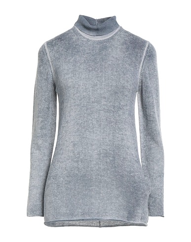 ALPHA STUDIO Polo neck Grey 50% Baby alpaca wool, 26% Recycled polyamide, 24% Polyamide