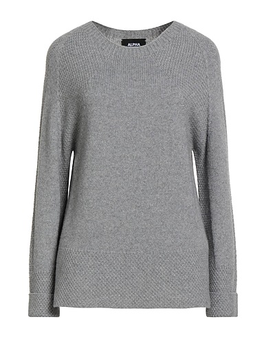 ALPHA STUDIO Jumper Grey 40% Wool, 30% Viscose, 20% Polyamide, 10% Cashmere