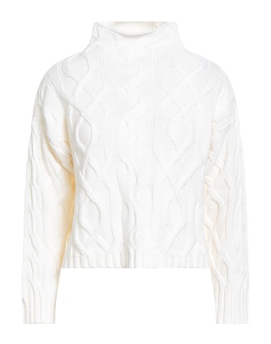 ALPHA STUDIO Turtleneck White 40% Wool, 30% Viscose, 20% Polyamide, 10% Cashmere