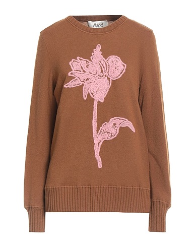 NENÈ Pullover Marrone 77% Lana Vergine, 15% Viscosa, 8% Cachemire