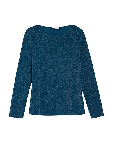 DIANA GALLESI Sweater Deep teal 66% Viscose, 15% Polyamide, 15% Polyester, 4% Elastane