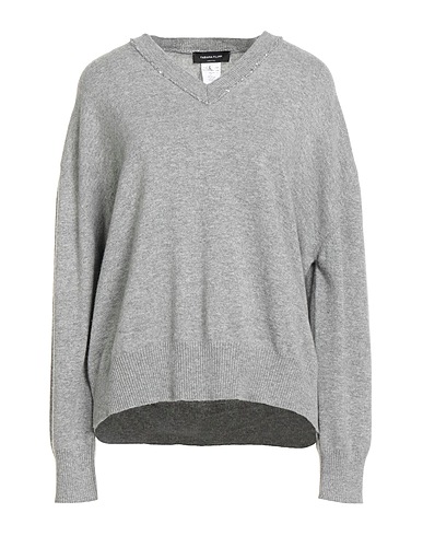 FABIANA FILIPPI Pullover Grigio 75% Lana Vergine, 15% Seta, 10% Cachemire, Poliammide, Poliestere