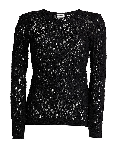 P.A.R.O.S.H. Sweater Black 76% Cotton, 19% Polyamide, 5% Elastane