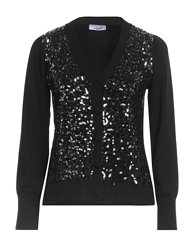 DIANA GALLESI Cardigan Black 71% Viscose, 29% Polyester