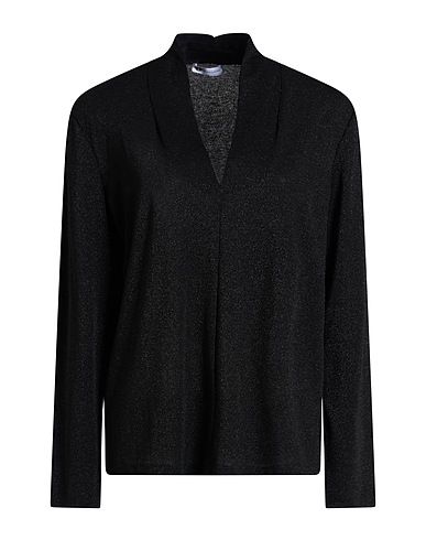 DIANA GALLESI Pullover Nero 66% Viscosa, 15% Poliammide, 15% Poliestere, 4% Elastan
