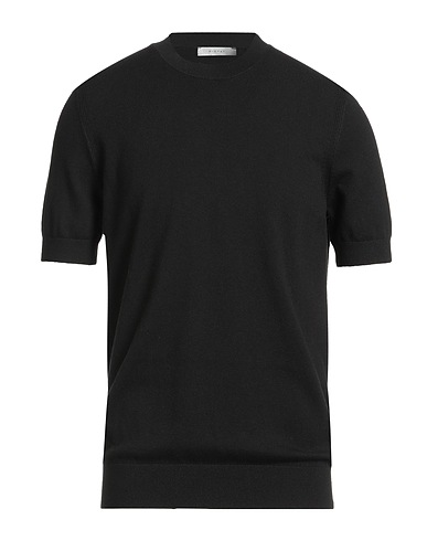 DIKTAT Jumper Black 40% Viscose, 30% Recycled polyacrylic, 25% Acrylic, 5% Cashmere