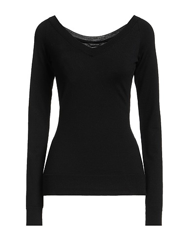 BALENCIAGA Jumper Black 66% Wool, 28% Polyester, 5% Polyamide, 1% Elastane