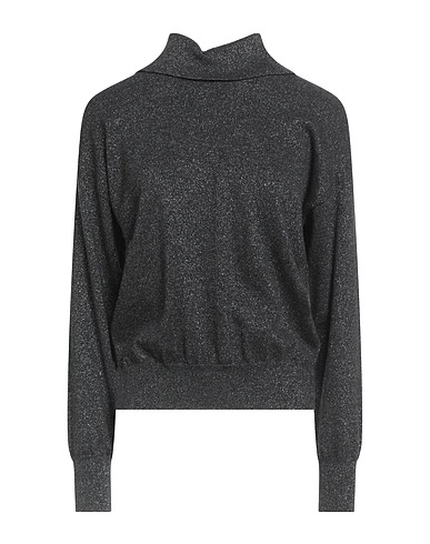 PESERICO Polo neck Black 83% Wool, 9% Cashmere, 8% Polyester