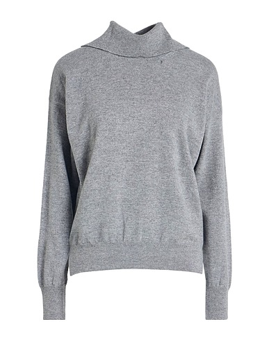 PESERICO Polo neck EASY Grey 83% Wool, 9% Cashmere, 8% Polyester