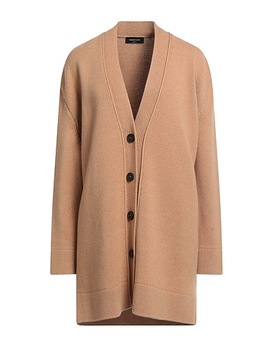 FABIANA FILIPPI Cardigan Cammello 75% Lana Vergine, 15% Seta, 10% Cachemire, Corno