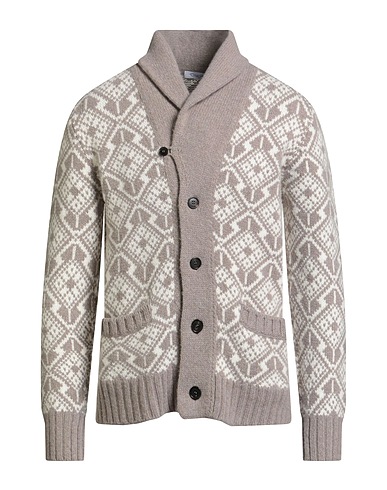 CRUCIANI Cardigan Nocciola 70% Lana, 30% Cachemire