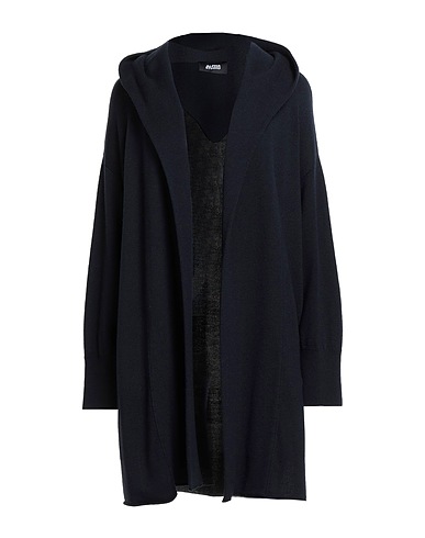 ALPHA STUDIO Cardigan Blu notte 100% Lana Vergine