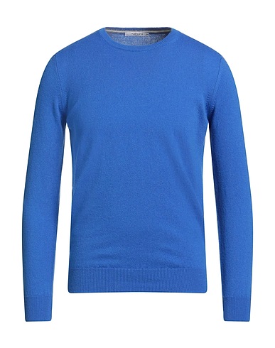 KANGRA Maglia in Cachemire Blu 100% Cachemire