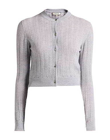 PAUL & JOE Cardigan GRIGIO 100% Merino Wool