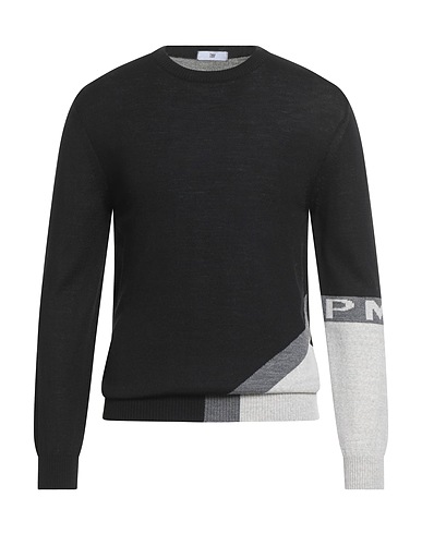 PMDS PREMIUM MOOD DENIM SUPERIOR Jumper Black 50% Merino Wool, 50% Acrylic