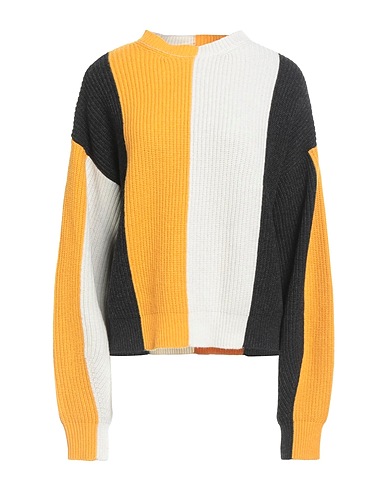 MOSCHINO JEANS Pullover Giallo ocra 40% Lana, 25% Viscosa, 25% Poliammide, 10% Cachemire